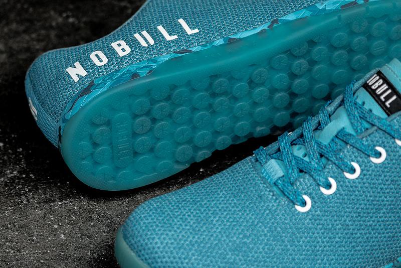 Nobull Water Heather Men's Trainers Turquoise | USA P1262J